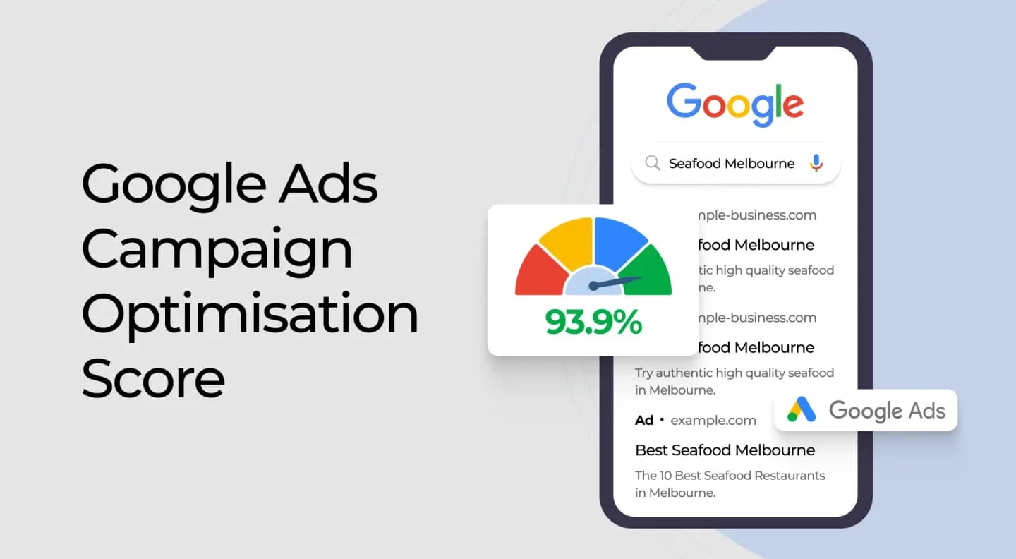 Tableau de bord optimisation Google Ads
