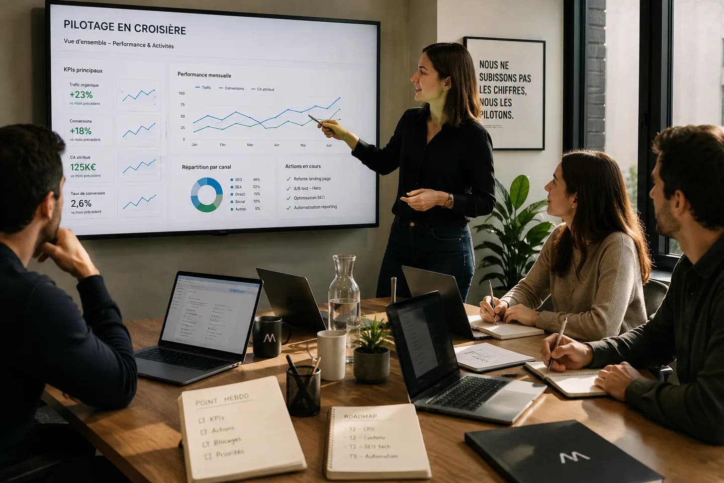 Pilotage marketing en croisière